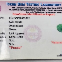 Panna – Certified Natural Emerald Stone for Mercury (Budh)